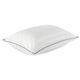 Luxury Goose Down Organic Cotton Cover Pillow - silo 3
